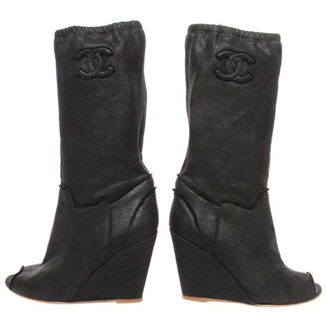 chanel resort boots